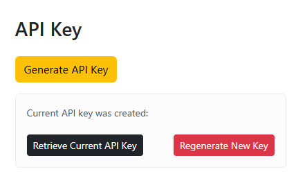 Generate API Key